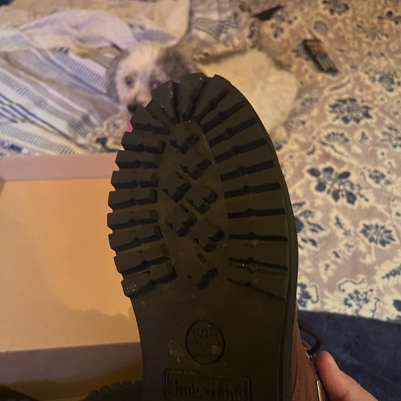 Timberland Hiking Boots. Made of fine leather & worn twice at best. Size 8.5… - Picture 7 of 10